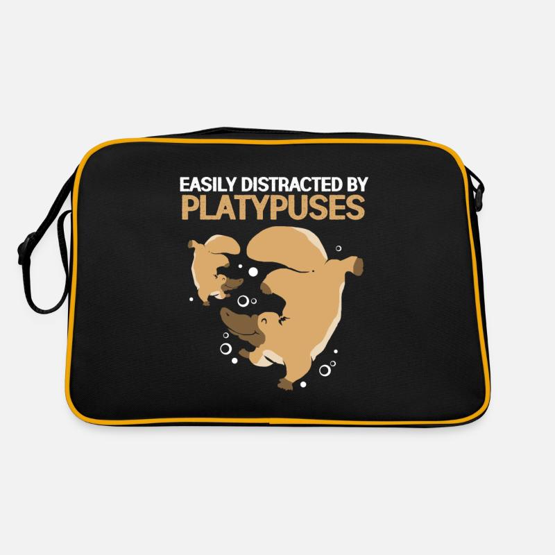 Schnabeltier Schnabel Australien Backpacker Ente Retro Tasche