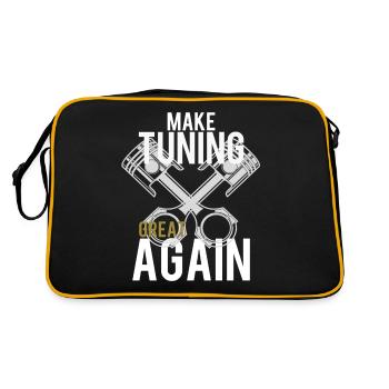 Tuning - Retro Bag - black/gold - Back