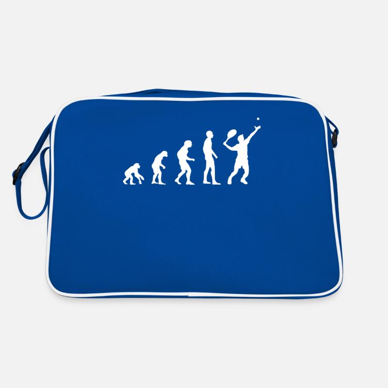 Tennis Evolution Tennistrainer Spruch Geschenk Retro Tasche