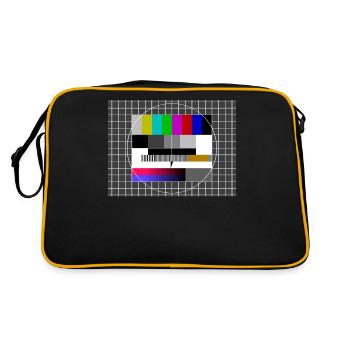 Testbild Envoyer Pause 80's 80's - Sac Retro - noir/or - Dos