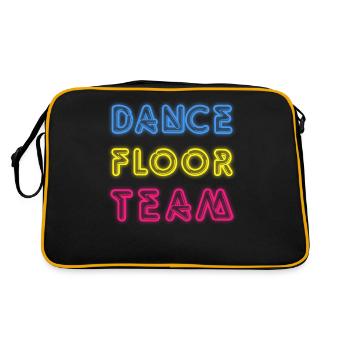 Dance Floor Team 80s Neon Disco Party - Retro Bag - black/gold - Back