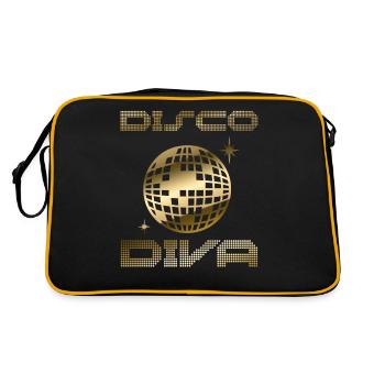 Disco Diva 80's Disco Ball Party - Retro Bag - black/gold - Back