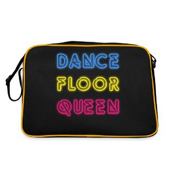 Dance Floor Queen 80s Neon Disco Party - Retro Bag - black/gold - Back