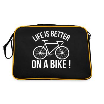 coureur - Sac Retro - noir/or - Dos
