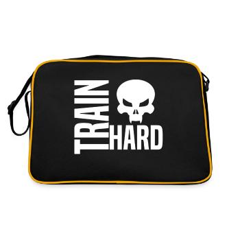 Training - Retro Tasche - Schwarz/Gold - Hinten
