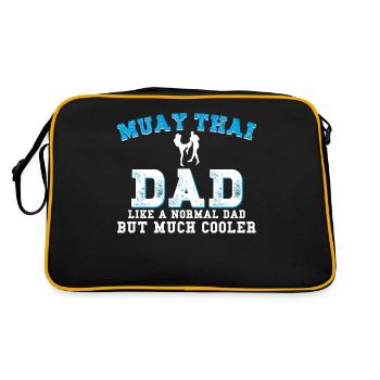 Muay Thai Dad - Sac Retro - noir/or - Dos