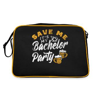 Bachelor Party JGA Party Hommes - Sac Retro - noir/or - Dos