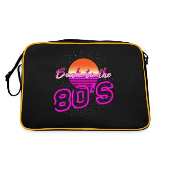 Back to the 80s retro shirt - Retro Bag - black/gold - Back