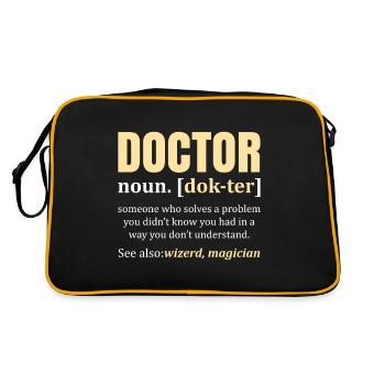 Docteur - Docteur - Sac Retro - noir/or - Dos