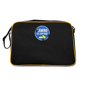 Pèlerinage Camino - Sac Retro - noir/or - Dos