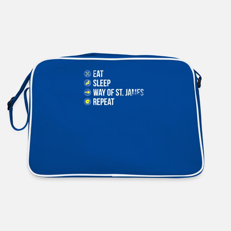 Santiago de Compostela Pilger Retro Tasche