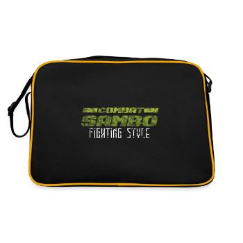 Cadeau sambo de combat - Sac Retro - noir/or - Dos