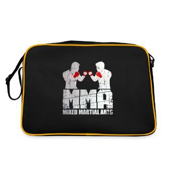 Combattant de MMA - Sac Retro - noir/or - Dos