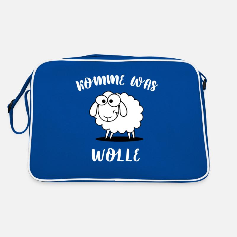 Funny Come What Wool Sheep Shepherd Gift Retro Bag