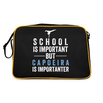 École de capoeira - Sac Retro - noir/or - Dos