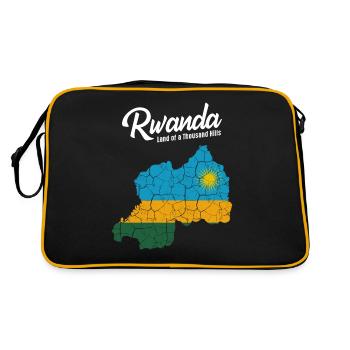 Rwanda - Sac Retro - noir/or - Dos
