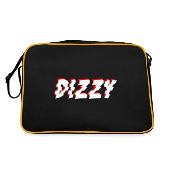 DIZZY - Retro Bag - black/gold - Back