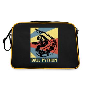 Python - Retro Bag - black/gold - Back