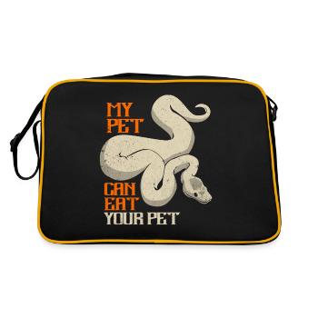 Python - Retro Bag - black/gold - Back