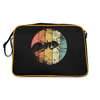 Ant - Retro Bag - black/gold - Back