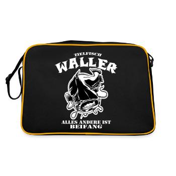 Waller Fisher Poisson-chat Poisson-chat Welsangler - Sac Retro - noir/or - Dos