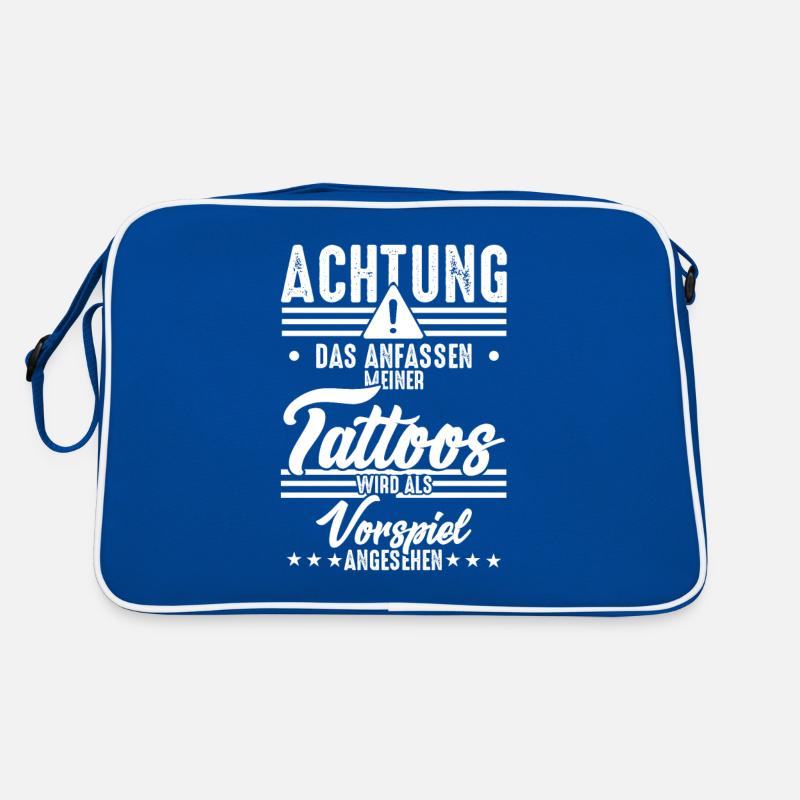 Anfassen der Tattoos wird als Vorspiel angesehen Retro Tasche