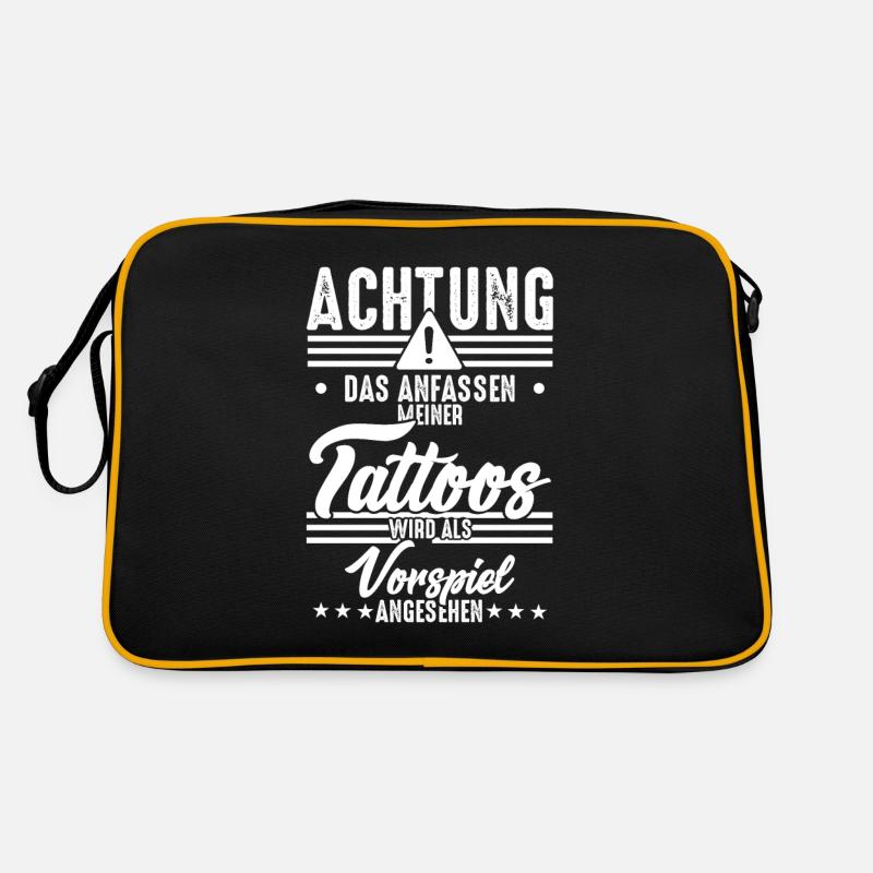 Anfassen der Tattoos wird als Vorspiel angesehen Retro Tasche