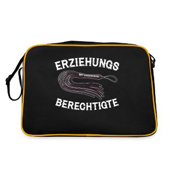 Tuteurs légaux BDSM Bondage érotisme drôle - Sac Retro - noir/or - Dos