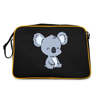 Petit bébé koala - Sac Retro - noir/or - Dos