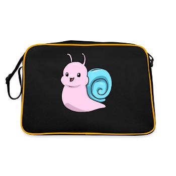 Small Baby Snail - Retro Bag - black/gold - Back