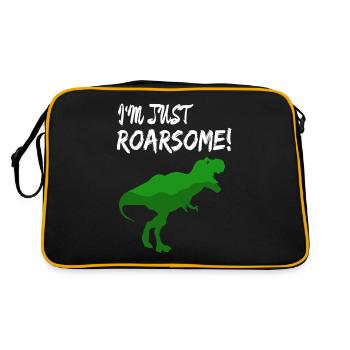 T-Rex - Retro Bag - black/gold - Back
