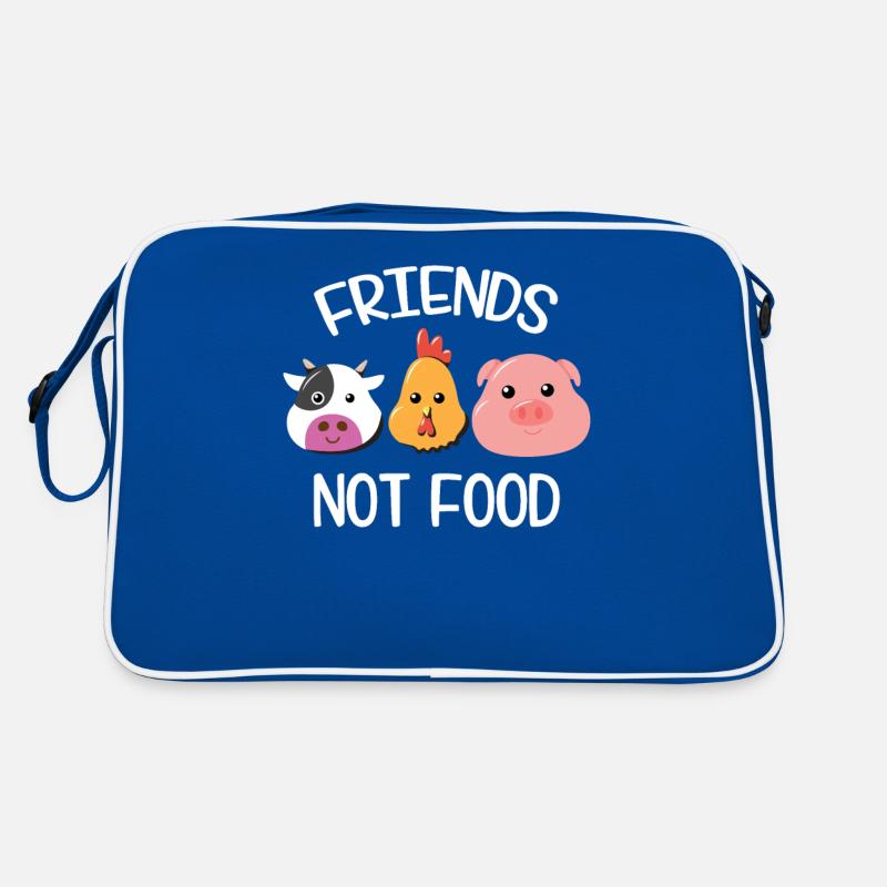 Amis, pas de nourriture Sac Retro