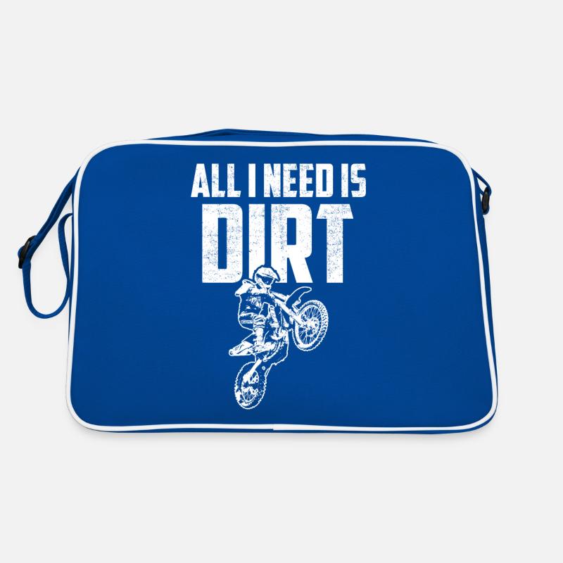 Motocross Biker Motorrad Retro Tasche