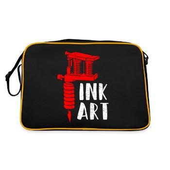 Tattoo Art Tattoo Studio - Retro Bag - black/gold - Back