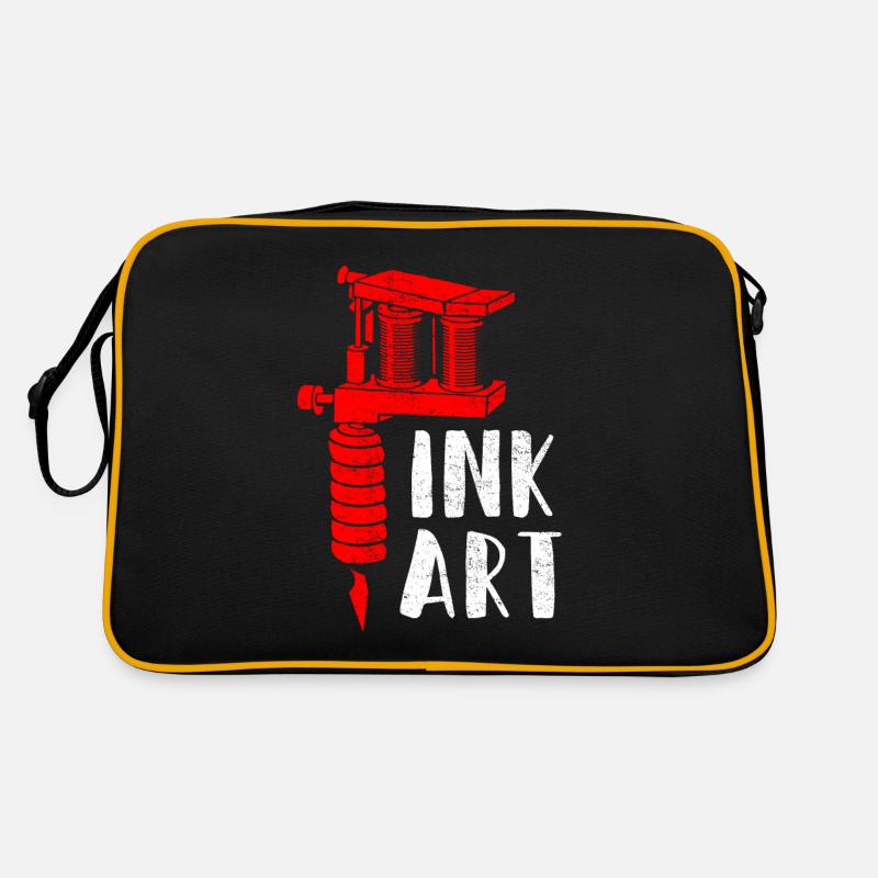 Art de tatouage Studio de tatouage - Sac Retro - noir/or