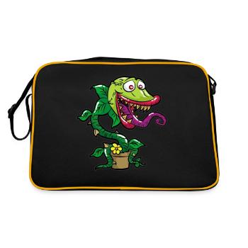 Venus Piège à mouches Piège Fleichvorde Plfanze - Sac Retro - noir/or - Dos