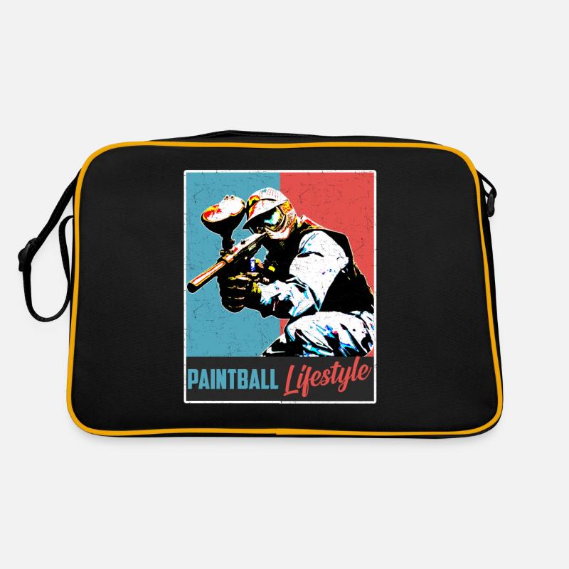 Vintage paintball Retro Bag