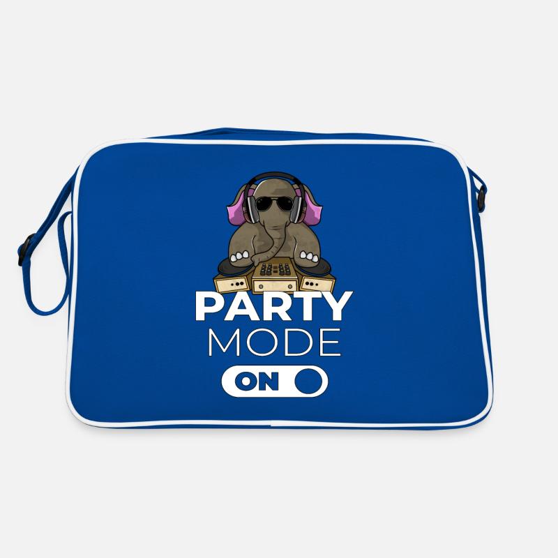 Éléphant DJ cadeau disc jockey Sac Retro