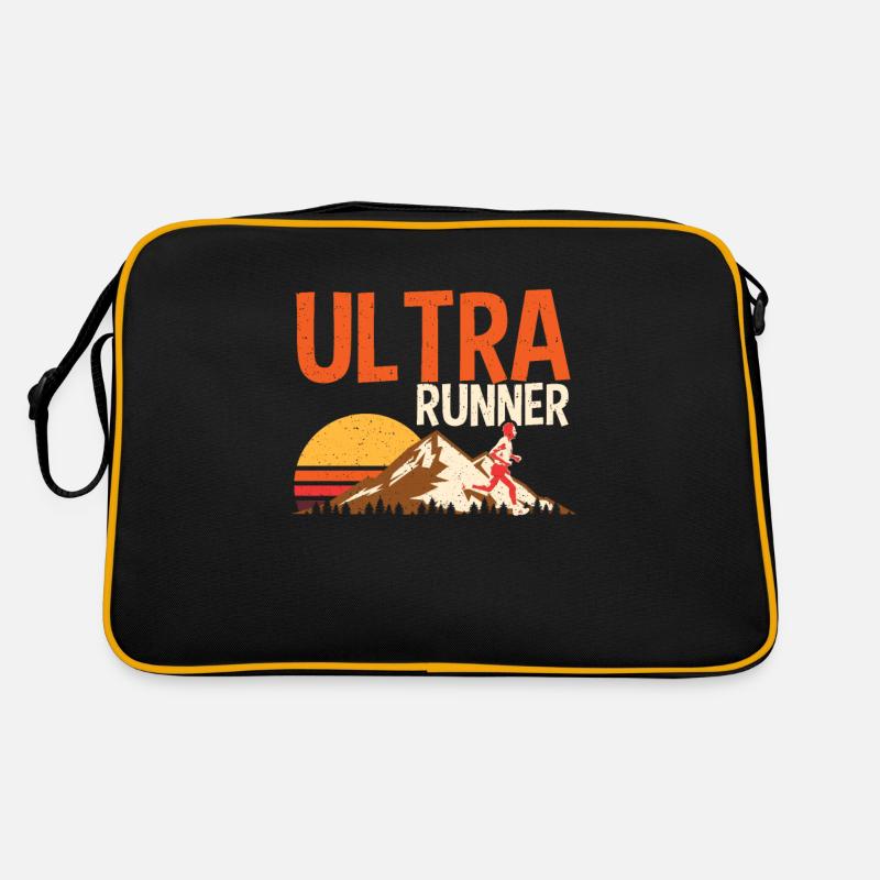 Ultra Marathon Runner Retro Competition Gift Retro Bag