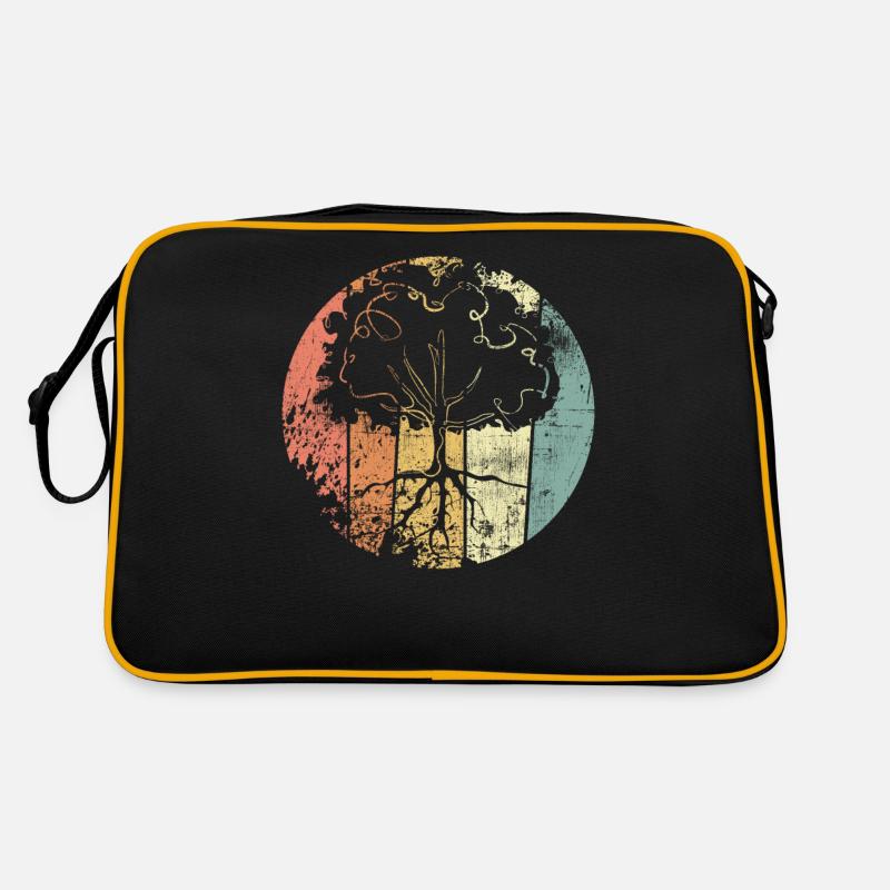 Klimaschutz Baum Retro Tasche