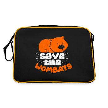 Wombat - Sac Retro - noir/or - Dos