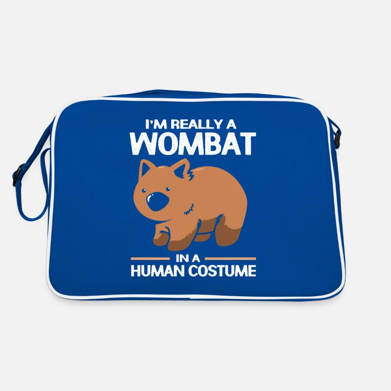 Wombat Australien Beuteltier Geschenk Retro Retro Tasche