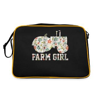 Farm Girl Farming - Retro Bag - black/gold - Back