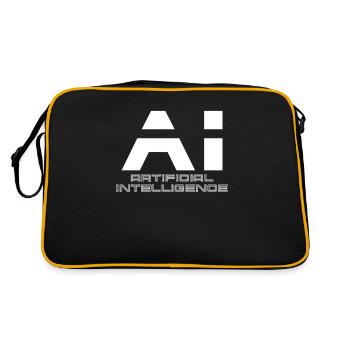 AI Artificial Intelligence Artificial Intelligence - Retro Bag - black/gold - Back