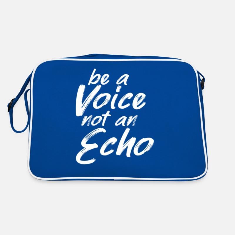 Être une voix pas à l'écho Sac Retro