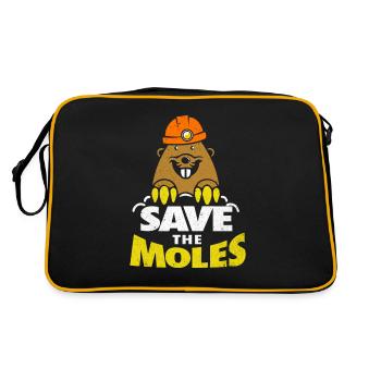 Mole - Retro Bag - black/gold - Back