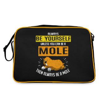 Mole - Retro Bag - black/gold - Back