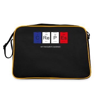 crêpes crêpes crêpes cadeau - Sac Retro - noir/or - Dos
