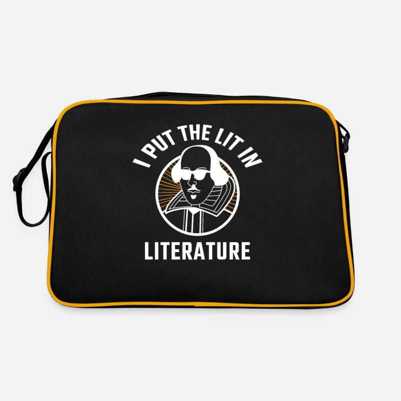Lit in Literature Retro Tasche