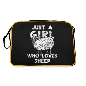 Sheep - Retro Bag - black/gold - Back